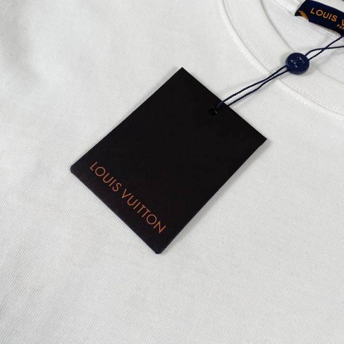Louis Vuitton Classic Monogram Logo Patch Short-sleeved T-shirt