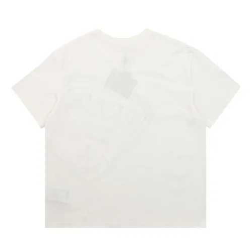 Prada Washed Hand-Painted Logo Short Sleeve T-shirt