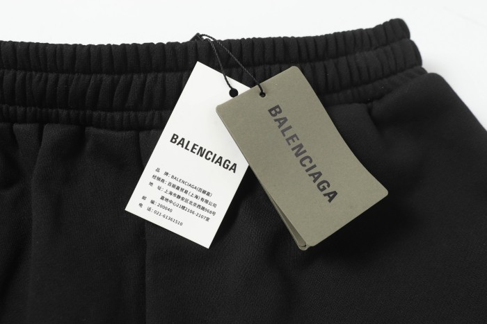 Balenciaga Embroidered Men's Basketball Series - Sweat Shorts