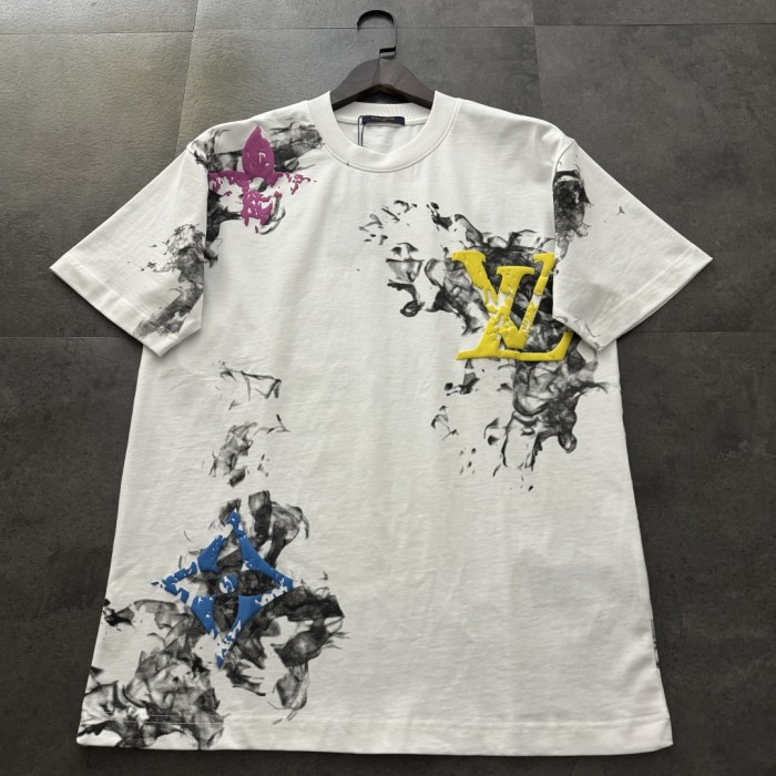 Louis Vuitton 3D Logo Short Sleeve T-Shirt