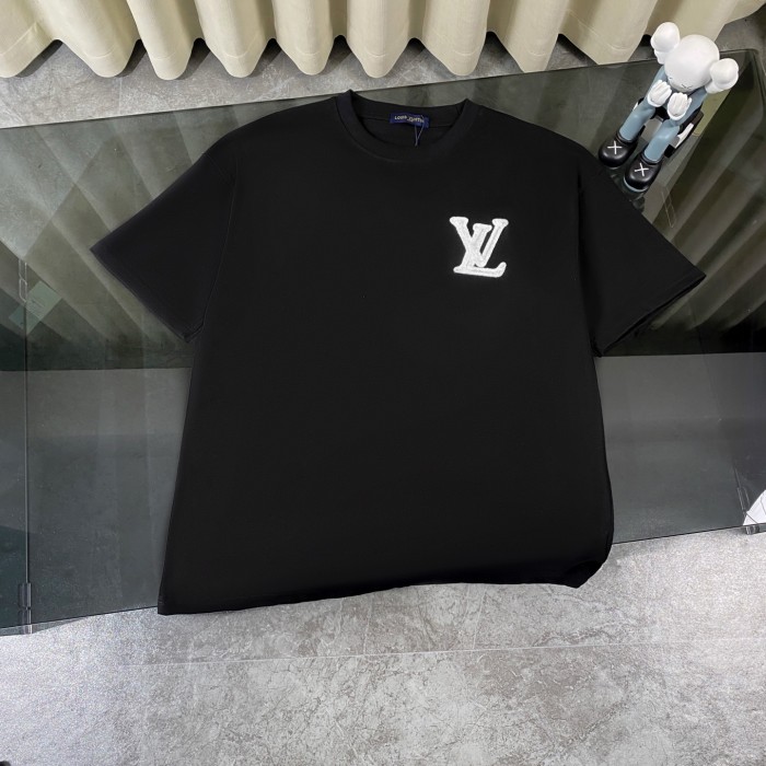 Louis Vuitton Classic Monogram Logo Patch Short-sleeved T-shirt