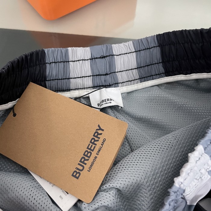 Burberry Check Swim Drawstring Swim Shorts