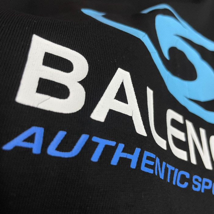 BALENCIAGA Surfer Cracked Vintage Cotton T-shirt