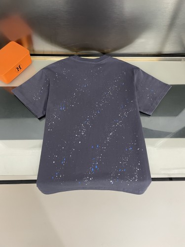 Prada Hand-sprayed Logo Cotton Short Sleeves T-shirt