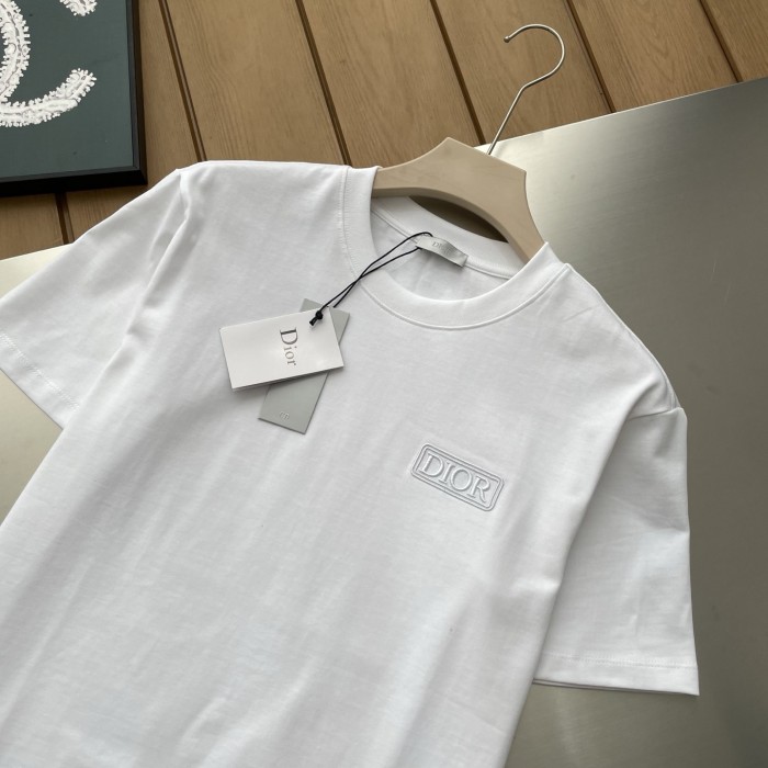 Dior Logo Cotton Short Sleeve T-shirt