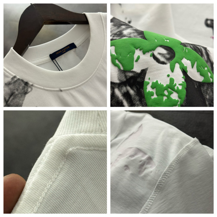 Louis Vuitton 3D Logo Short Sleeve T-Shirt
