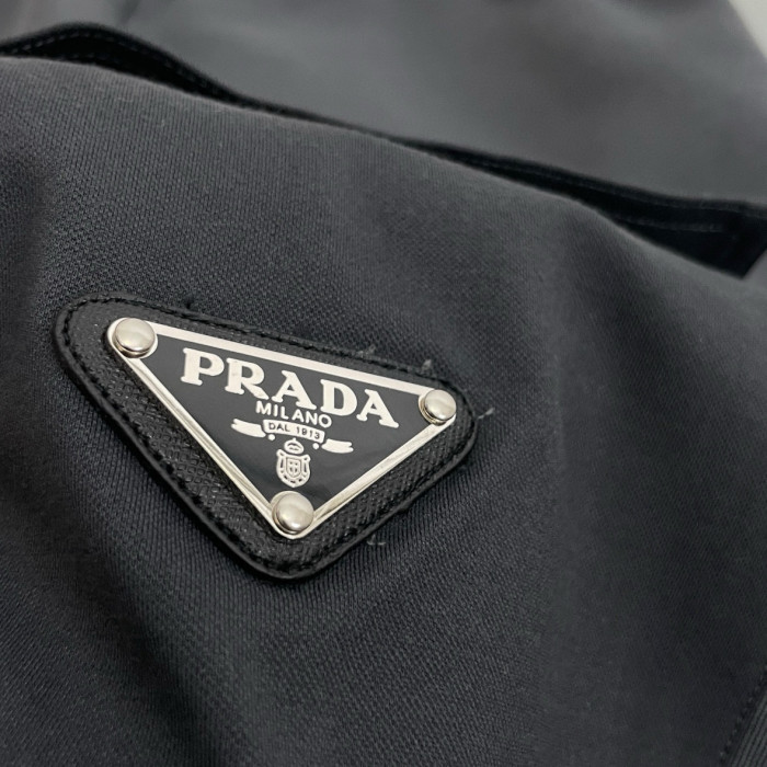 Prada Pocket Classic Triangle Iron Logo Shorts