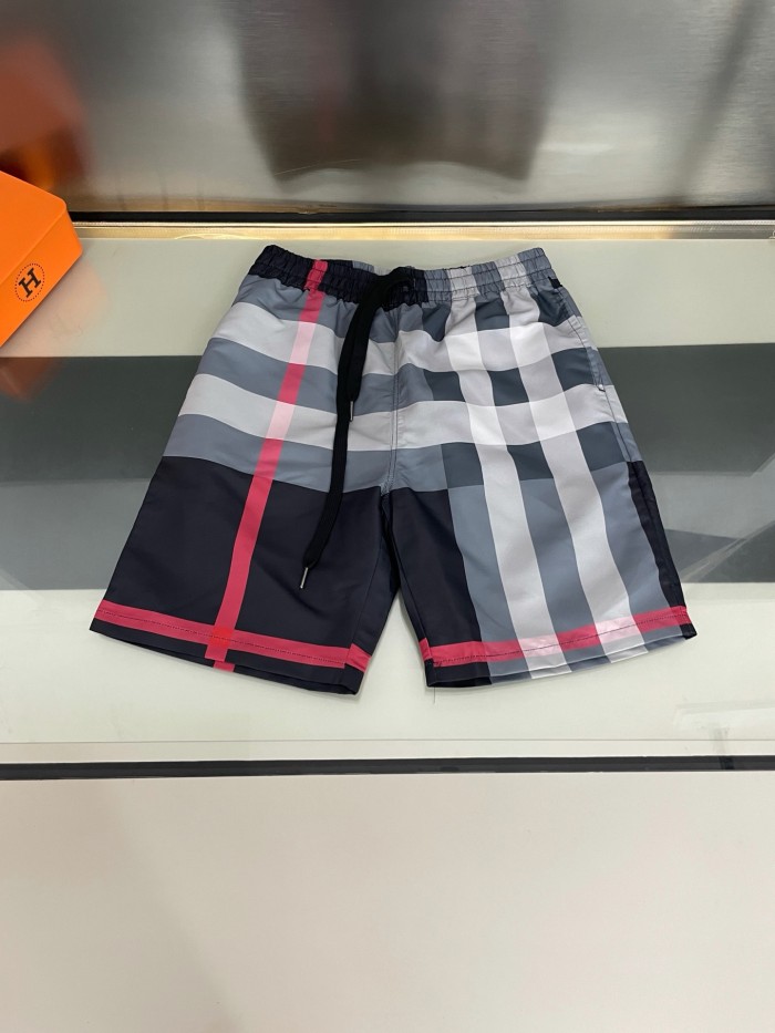 Burberry Check Swim Drawstring Swim Shorts