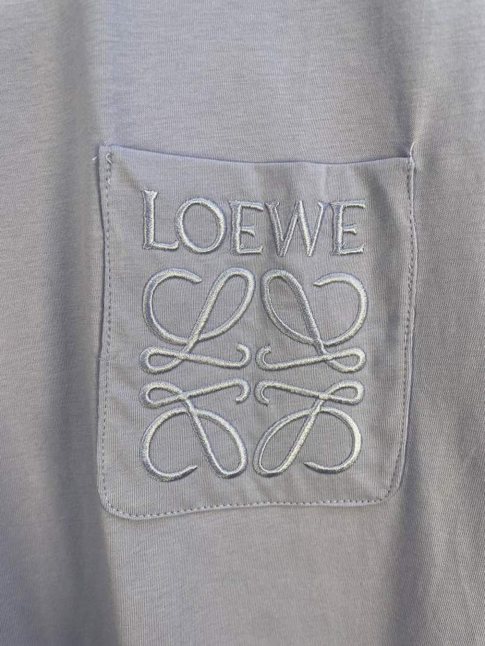 LOEWE Logo Embroidered Cotton T-shirt