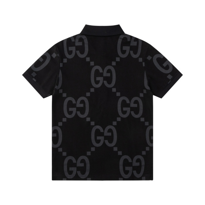 Gucci GG Logo Print Cotton Short Sleeved T-shirt