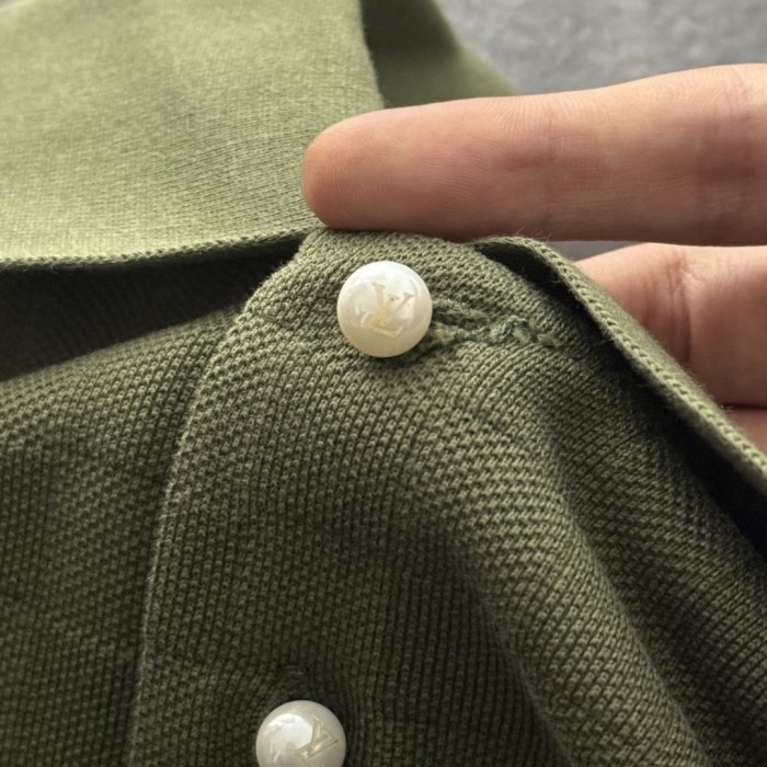 Louis Vuitton Jacquard Lapel Polo Shirt