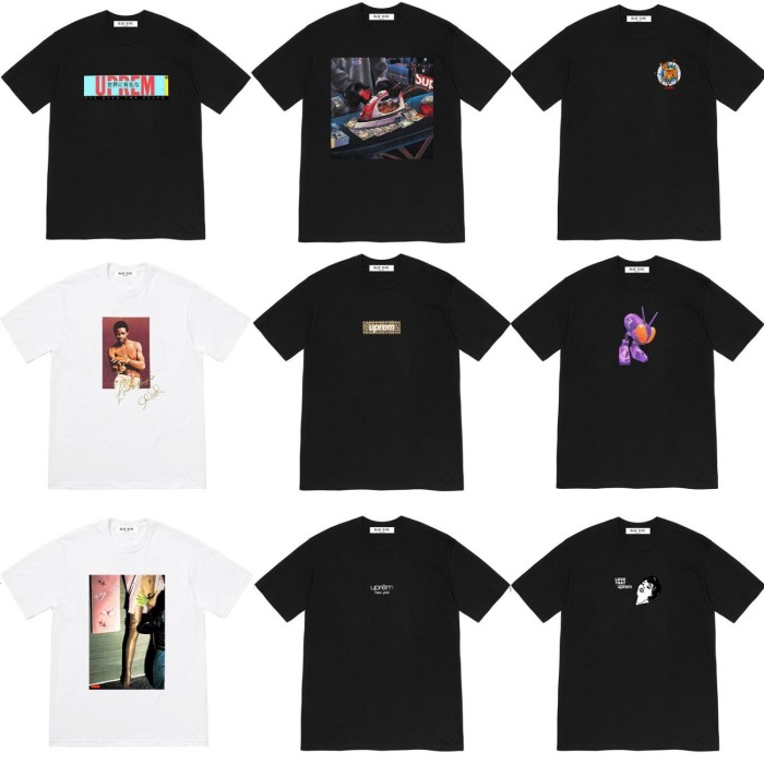 Superme Cotton T-shirt 18 Style