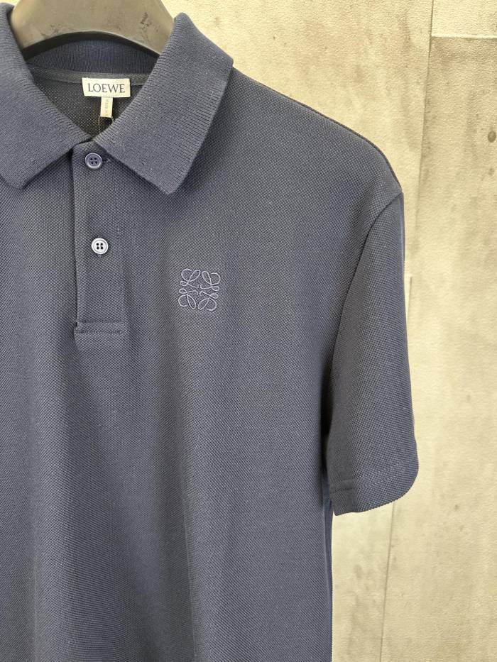 Loewe Cotton Embroidered Polo Shirt