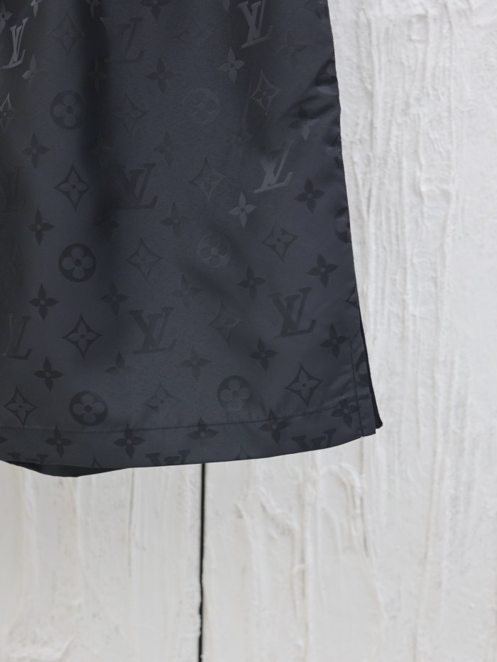 Louis Vuitton Jacquard Printed Monogram Silk Shorts