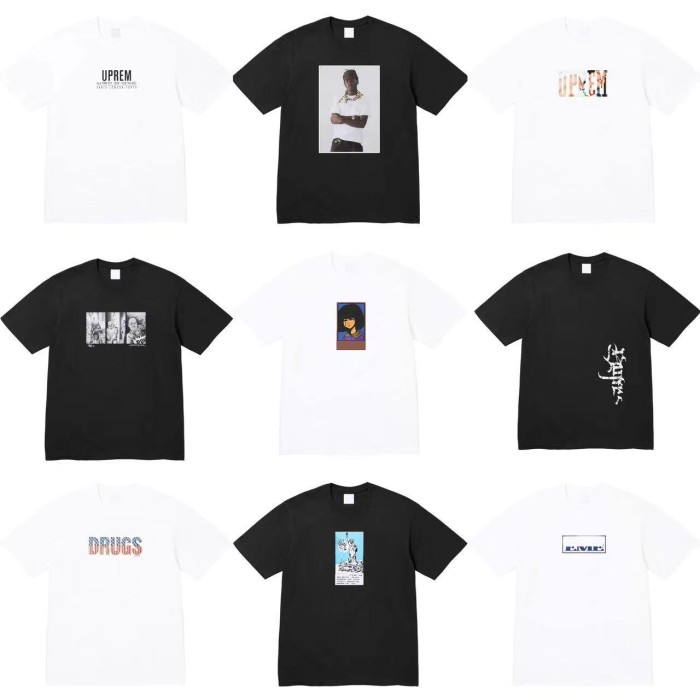 Superme Cotton T-shirt 14 Style