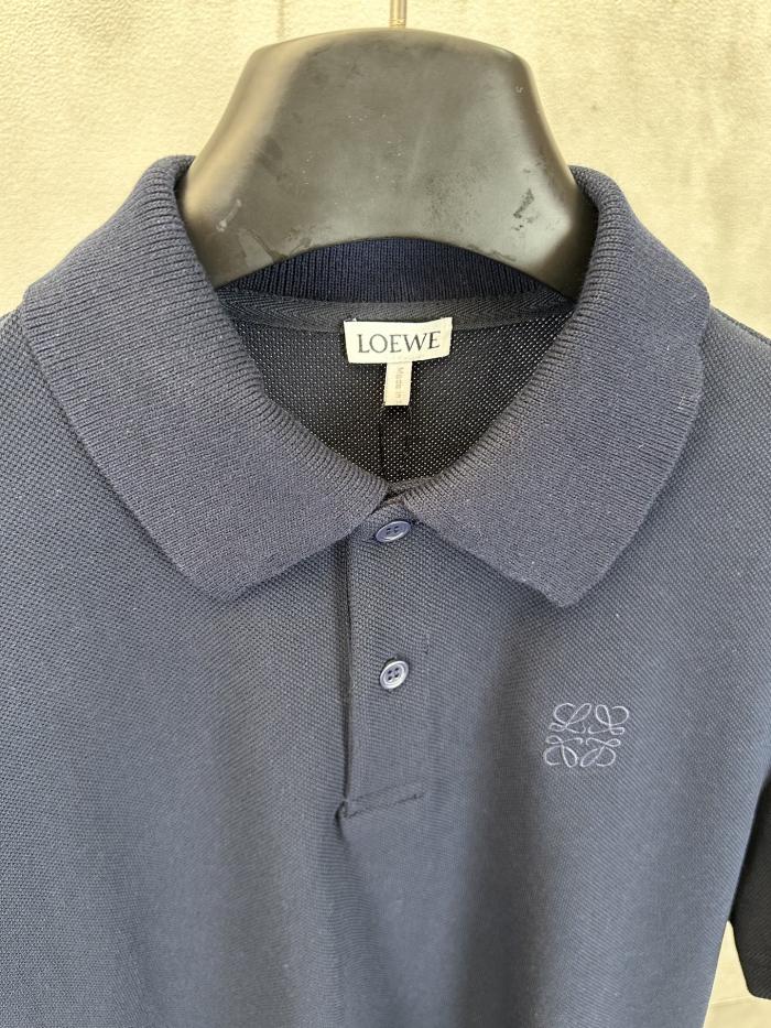 Loewe Cotton Embroidered Polo Shirt