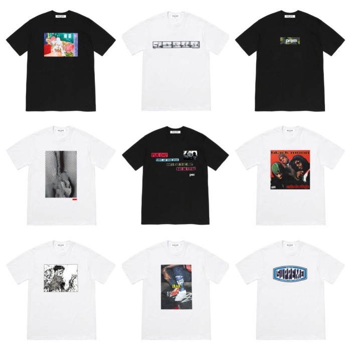 Superme Cotton T-shirt 18 Style