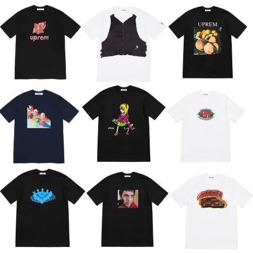 Superme Cotton T-shirt 17 Style
