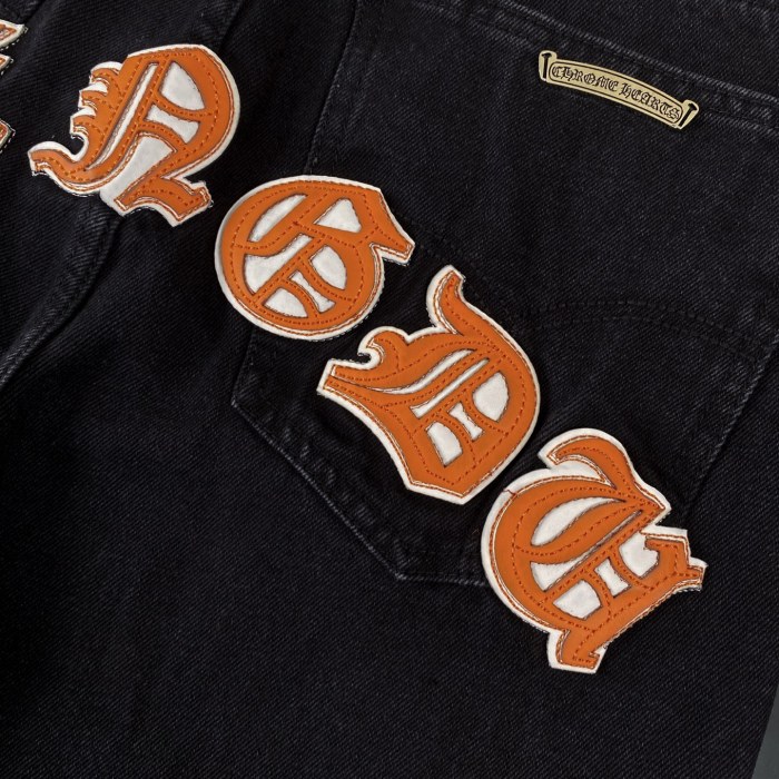 Chrome Hearts Levi's Cross Patch Denim Jeans