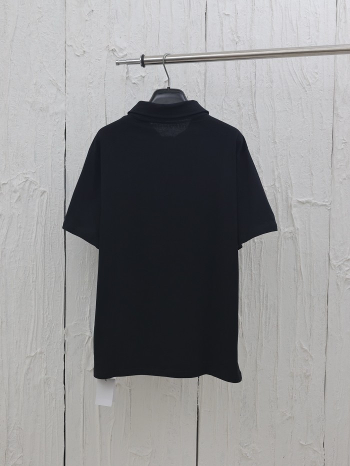 Chrome Hearts Sanskrit Print Polo Shirt