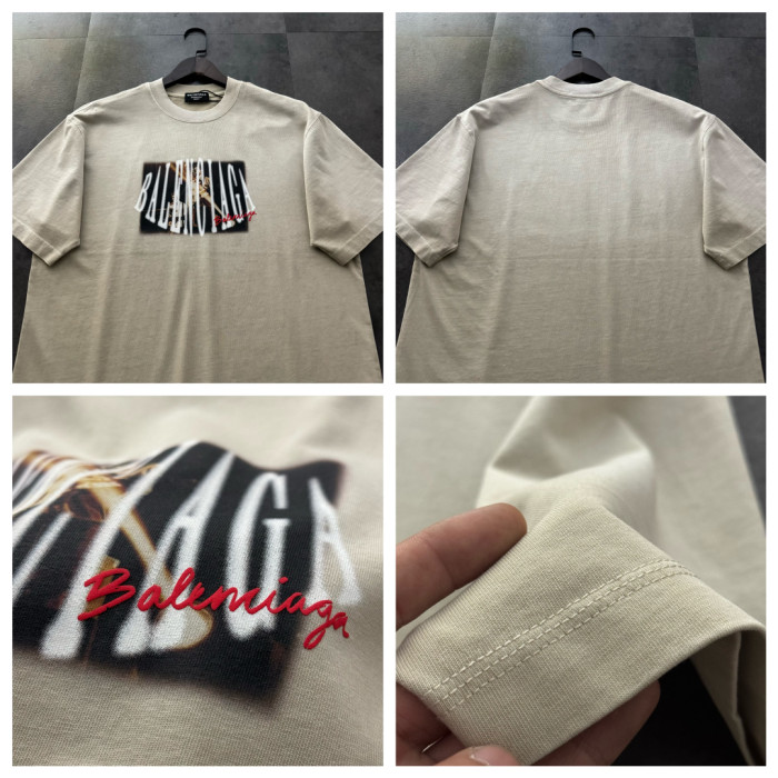Balenciaga Band Signature Short Sleeved T-shirt