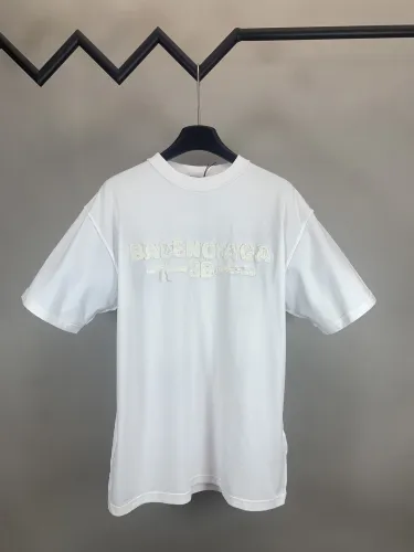 Balenciaga Logo Patch Embroidered Short Sleeve T-shirt