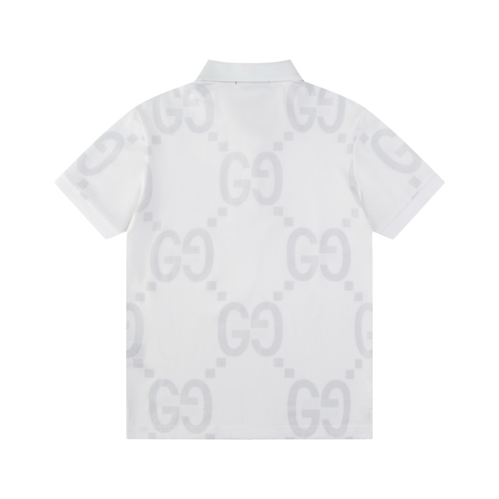 Gucci GG Logo Print Cotton Short Sleeved T-shirt