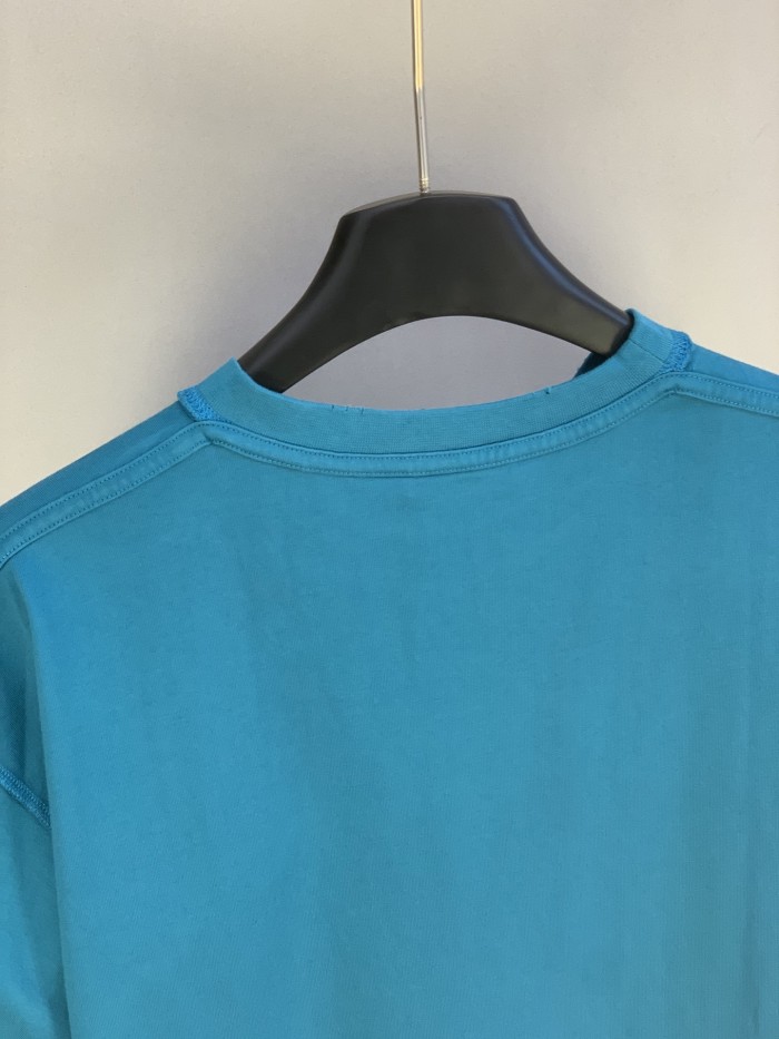 Balenciaga Logo Patch Embroidered Short Sleeve T-shirt