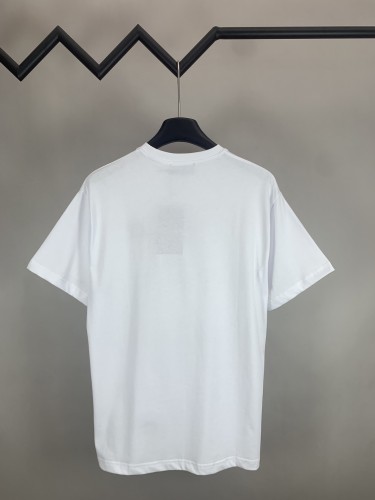 Gucci Embroidered Flower Cotton Short Sleeved T-shirt
