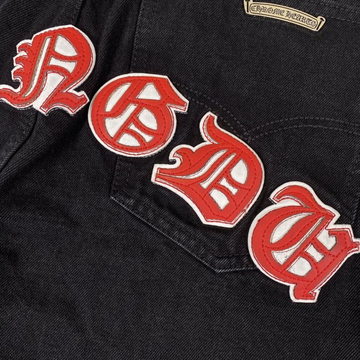 Chrome Hearts Levi's Cross Patch Denim Jeans