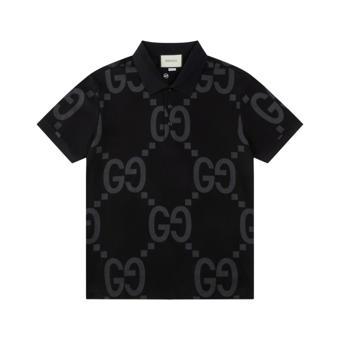 Gucci GG Logo Print Cotton Short Sleeved T-shirt