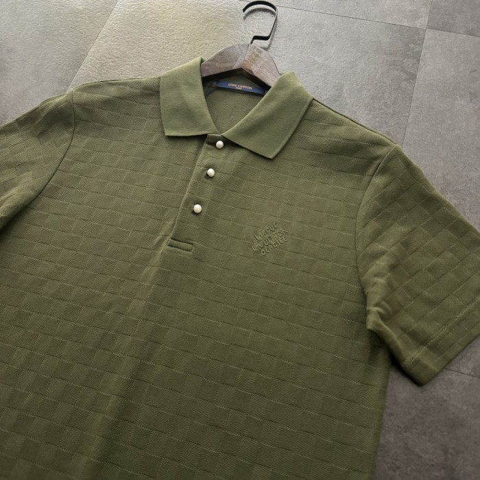 Louis Vuitton Jacquard Lapel Polo Shirt