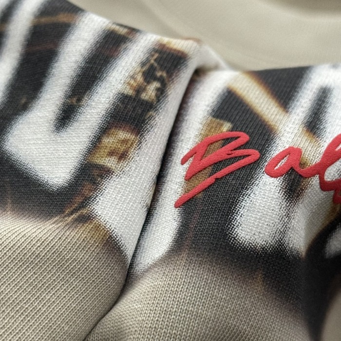 Balenciaga Band Signature Short Sleeved T-shirt