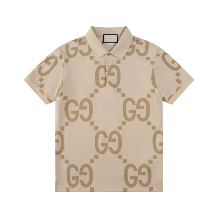 Gucci GG Logo Print Cotton Short Sleeved T-shirt