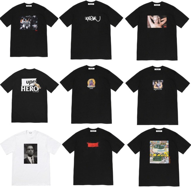 Superme Cotton T-shirt 18 Style