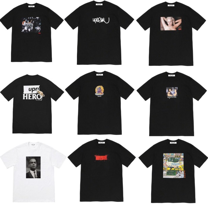 Superme Cotton T-shirt 18 Style