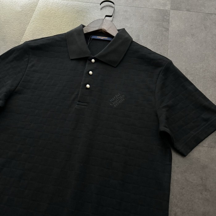 Louis Vuitton Jacquard Lapel Polo Shirt