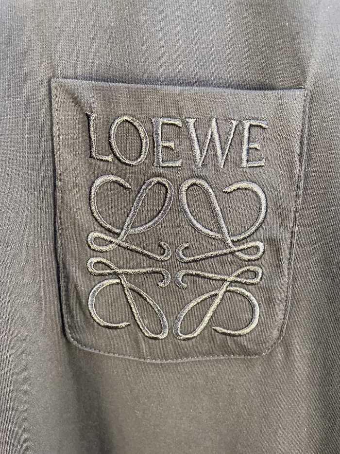 LOEWE Logo Embroidered Cotton T-shirt