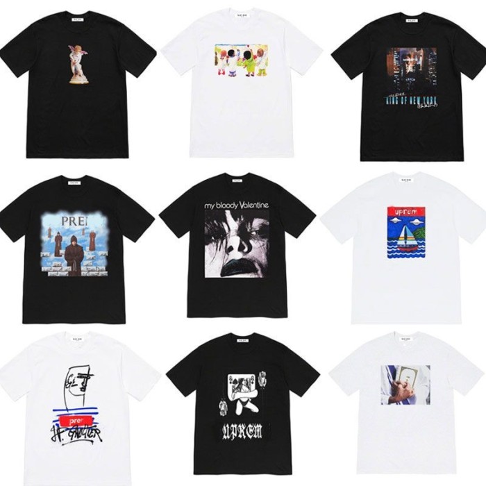 Superme Cotton T-shirt 18 Style