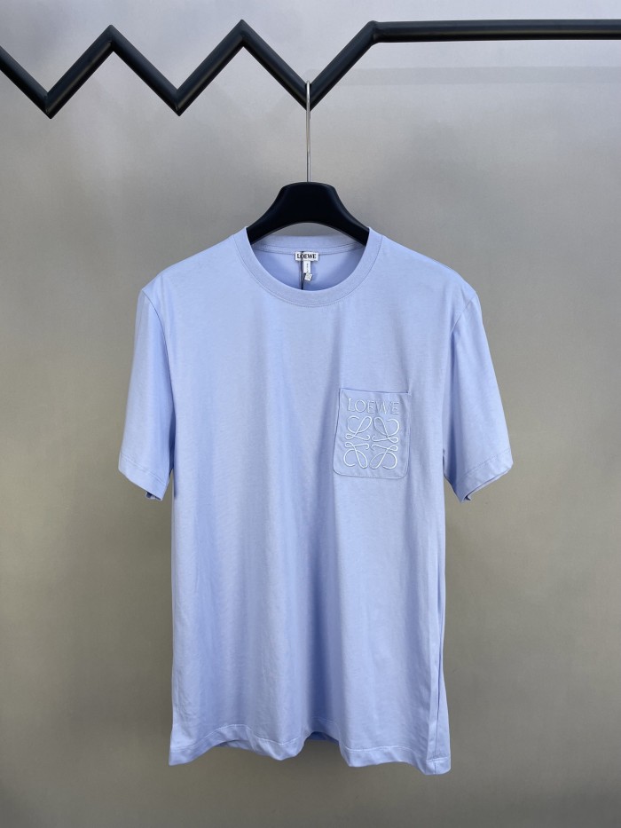 LOEWE Logo Embroidered Cotton T-shirt