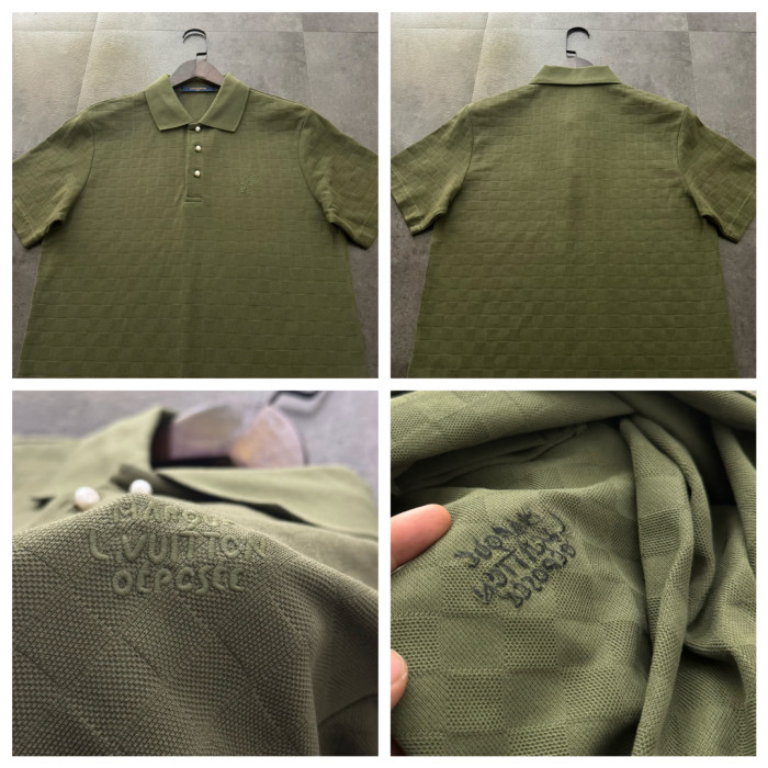 Louis Vuitton Jacquard Lapel Polo Shirt