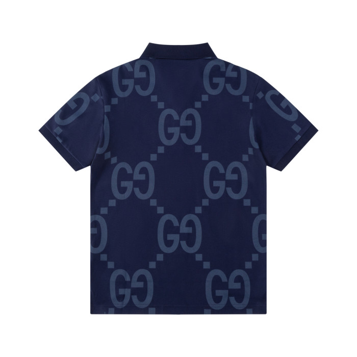 Gucci GG Logo Print Cotton Short Sleeved T-shirt
