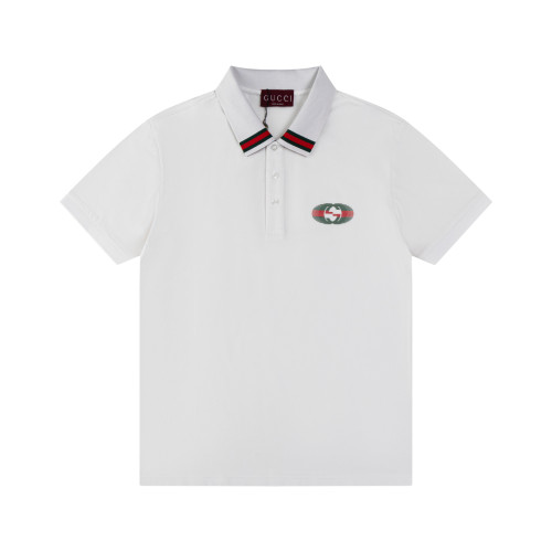 Gucci Letter Print Polo Shirt