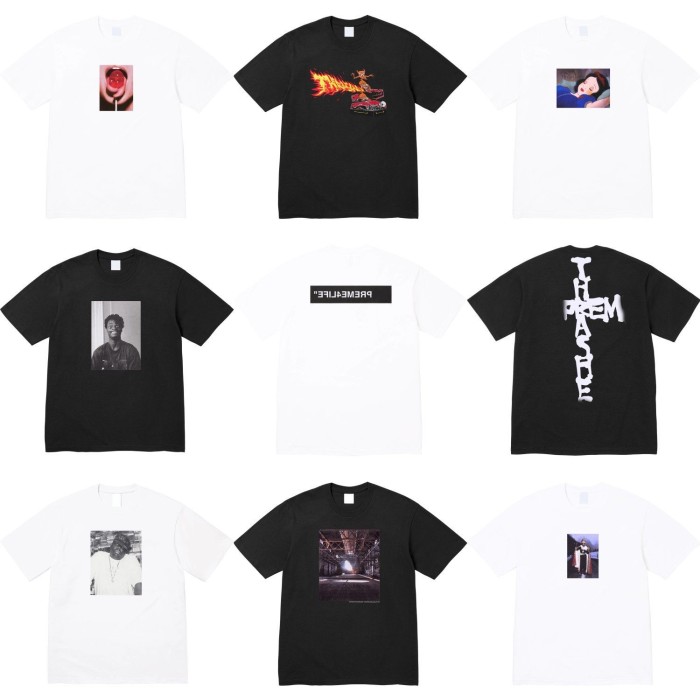 Superme Cotton T-shirt 18 Style