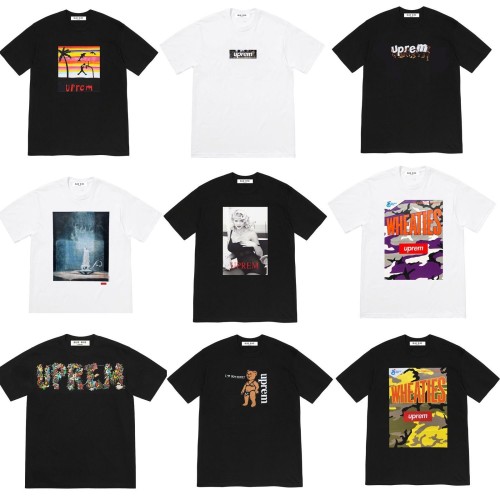 Superme Cotton T-shirt 15 Style