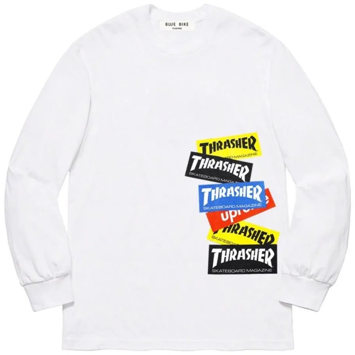 Superme Cotton Long Sleeves T-shirt 18 Style