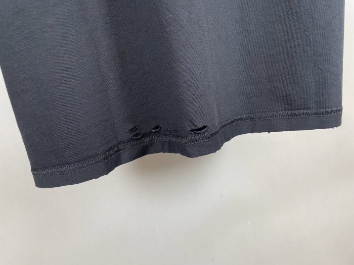 Balenciaga Logo Patch Embroidered Short Sleeve T-shirt