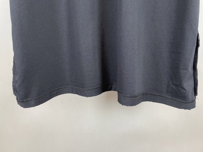 Balenciaga Logo Patch Embroidered Short Sleeve T-shirt
