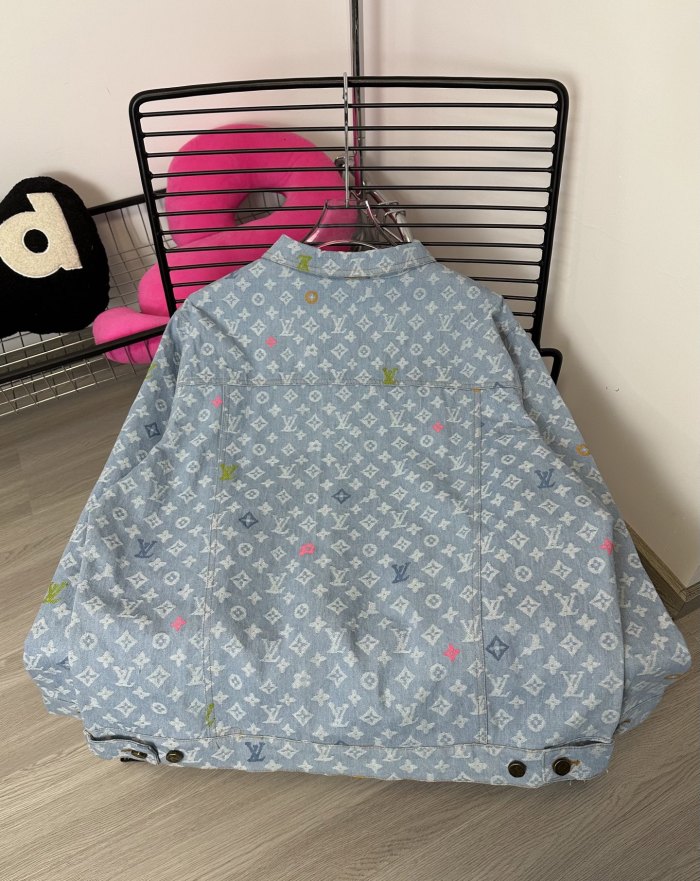 Louis Vuitton Rainbow Jacquard Monogram Denim Jacket
