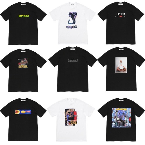 Superme Cotton T-shirt 18 Style